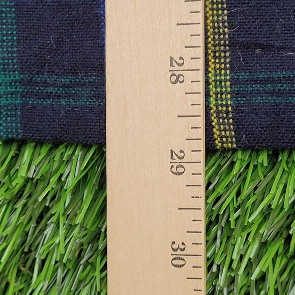 Vintage 90s Van-Heusen Western Plaid Shirt Large 24x29 Baggy - Picture 10 of 11